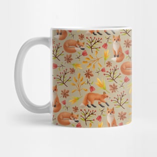 Red foxes Mug